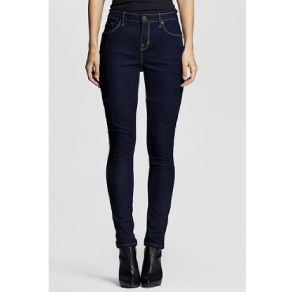 Mossimo curvy skinny dark denim skinny jeans